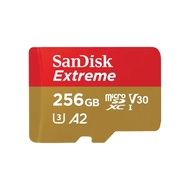 256 GB MICRO SD CARD (ไมโครเอสดีการ์ด) SANDISK EXTREME MICROSD CARD FOR MOBILE GAMING (SDSQXAV-256G-GN6GN) // เมมโมรี่การ์ด