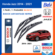 Honda Jazz Wiper Bosch Year 2014 To 2021 Windshield Wiper Blade - Bosch Advantage BA2614 (Size 26" &