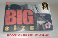 Celana Dalam Hicoop/DBlanco Big Size (4XL 3XL 2XL) HBKL  SC302 BS isi 3 pcs