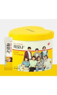 BTS lemona 維他命C 限定版心型罐