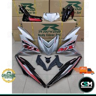 [READY STOCK] Coverset Bodyset Yamaha MX King-150 (17) Y15 Y15ZR V1 V2 Silver Matt Titanium Black  (STICKER TANAM)