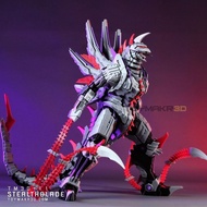 Godzilla Printing Hidden Blade Mechanical Hidden Blade Hand-Made Blade Assembled Mecha Model Toy Orn