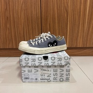 Original Converse x CDG Steel Gray Shoes