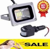 ไฟสปอต์ไลท์ LED 10W / Motion Sensor อินฟาเรดตรวจจับความเคลื่อนไหว 12Volt