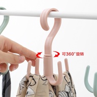 Multifunctional Rotating Four Claw Hooks Clothes Scarf Belt Key Hat Shoes Hanger Home Closet Space saver 四爪挂钩 多功能旋转钩子