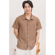 Dear Lyla Ash Linen Collar Shirt (Coffee)