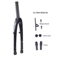 SILVEROCK ตะเกียบคาร์บอน MINI-N8 20in 406 22 "451 V เบรค74มม. คาลิปเปอร์พร้อมแท่นพับสำหรับจักรยานแบบ