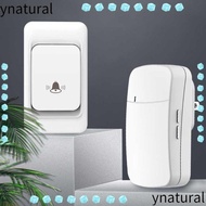 YNATURAL Door Bell, 300M Waterproof Welcome Doorbell, Outdoor Electronic remote Digital Wireless Door Hardware Home Garden