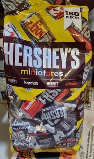 [HCM]DATE 2022 -  KẸO CHOCOLATE HERSHEY’S MINIATURES 180 VIÊN 158KG -  USA
