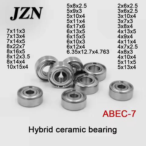 Hybrid ceramic ball fishing reel bearing 3x10x4 5x11x4 5x10x4 3x6x2.5 5x9x3 6.35x12.7x4.763 8x22x7 8