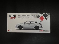 Minigt 1:64 Honda Civic Type R 白色模型車