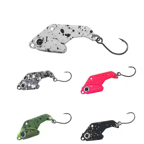 1Pcs Metal Fishing Bait 3g/4.5g Fishing Spoon Trout Lure Artificial Fishing Lure Fishing Wobblers VI