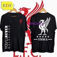 เสื้อยืด ลิเวอร์พูลแฟนคลับ YNWA - Liverpool Fanclub YNWA เสื้อยืดคอตตอน S-5XL