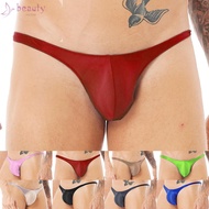 Mens Underwear Soft Pouch Thong Underwear Bikini Breathable Comfortable