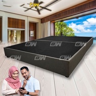 King Size - 8 Inches EQUINOX Waterproof CASA Leather Divan Base Box Only / 8 Inches Divan Base / Div