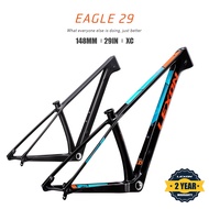 Ready Stock 2023 LEXON Eagle 29 Carbon Bike Frame MTB 27.5er/29er Mountain Bike Carbon Frame Thru Axle 148mm Boost MTB Carbon Bike Frameset 15/17/19inch BOOST Frame
