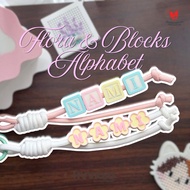 [HVVKED] DIY Beads Letters Alphabet Phone Charm Cute