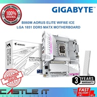 GIGABYTE B860M AORUS ELITE WIFI6E ICE mATX LGA1851 White Motherboard Intel Core Ultra Series 2