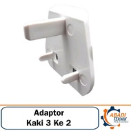 Plug Key 13A Adapter Adapter Converts Power Plug 3 to 2 Legs Traveling Umrah Malayasia UK Singapore