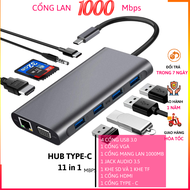 ADAPTER USB C 3 IN 1 ( HỖ TRỢ SAMSUNG DEX ) HDMI + USB + TYPE C