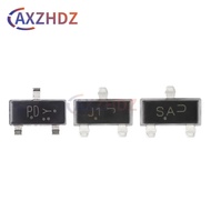 100PCS N-Channel Power MOSFET Transistors, BSS138/BSS123/BSS84/LBSS138LT1G, SOT-23, 50V/100V, 130/20