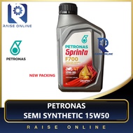 ORIGINAL 100% Petronas F700 4T 15w50 SN SEMI guaranteed original  Promotion price OFFICIAL OIL READY
