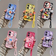 Casing OPPO A5i Anime watak pelekat patung shell telefon bimbit