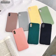 Candy color anti falling mobile phone case OPPO Reno3 pro 4G A5 A3S A12E A7 A5S A12 A31 A8 A53 2020 Frosted TPU silicone mobile phone case Cover