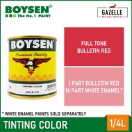 Boysen Tinting Color for Enamel Bulletin Red - 1/4L Hp$Q