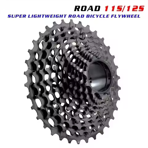 11 12 Speed Road Bike ULT Black Cassette Ultralight CNC Bicycle Freewheel 11-28/30/32/34T 11V 12V K7