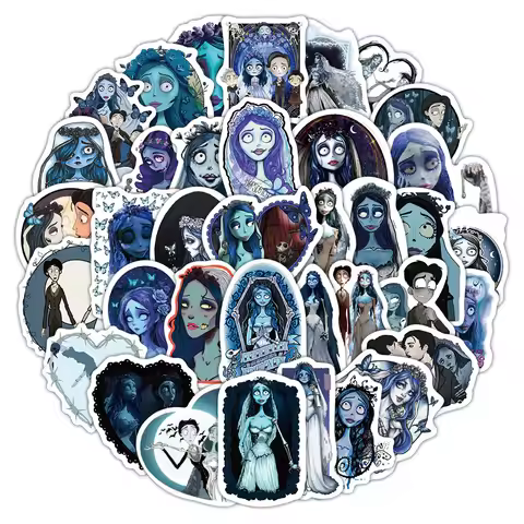 10/30/60PCS Corpse Bride Stickers Animated Movies Cartoon Sticker Fantasy Comedy Decals Fridge Lugga