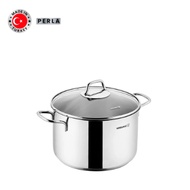 Korkmaz Perla 4.8 liter high quality stainless steel induction cooker with tall body - Ø20x16cm - A2