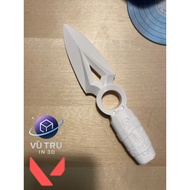 Valorant Kunai Jett - Model | Display | Gift - 3D PRINTED UNIVERSE