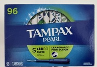 Tampax Pearl Super Tampons 96 Count