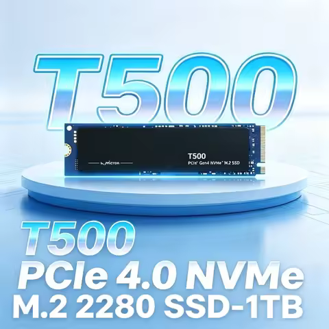 For Crucial T500 PCIe Gen4 NVMe SSD,TLC NAND, 1TB 2TB Up to 7300MB/s, Laptop Desktop (PC) Compatible
