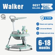 APELUX Baby Walker Suitable for 4 Months Baby Multifunctional Adjustable Foldable with Music