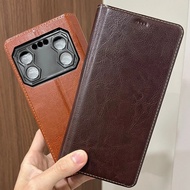Genuine Leather Skin Flip Wallet Book Phone Case Cover On For IIIF 150 IIIF150 B2 B3 Action A5 Pro A