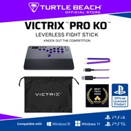 [OFFICIAL FIGHT STICK FOR PLAYSTATION] Turtle Beach Victrix Pro KO Leverless Fight Stick for PC, Pla