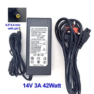 A22 Adapter AC/DC 14V 3A Power Supply Charger For Samsung SyncMaster S24D390HL S27D390H LED LCD Moni