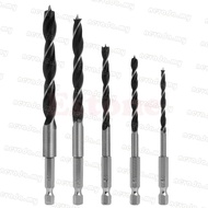 Nevʚ ɞ 4 5 6 8 10mm 5pcs Quick Change Metal Tools 1 4 Hex Shank  HCS Drill Bit Set
