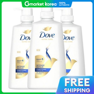 Dove | ครีมนวดผมสูตรฟื้นฟู Intense Repair 660 มล. × 3