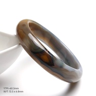 60.5mm Natural Agate Chalcedony Bangle 天然玛瑙玉髓手镯 (Y791)