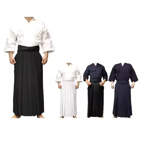 Kendo Uniforms Martial Arts Clothing Kendo Aikido Hapkido Martial Arts Suit Men Women Hakama Aikido 