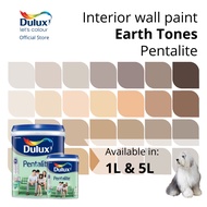 Dulux Interior Wall Paint - Shades of Earth Tones (Anti-Fungus / High Coverage) (Pentalite Anti-Moul