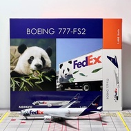 [Ready Stock] Phoenix 1: 400 Airplane Model Federal Express Boeing 777-200F N886FD Cargo Airplane On
