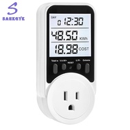 Watt Meter Plug-in Socket Power Meter Wide Range Backlit Large Display Electricity Usage Monitor US 