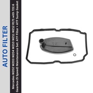 Mercedes W202 W203 W204 W210 W211 W212 R171 with 722.6 Gearbox (5 Speed) Maintenance Set: AT Filter 