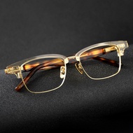 New Style 999.9 Same Style Glasses M-91 Imported Plate Eyebrow Frame Glasses Frame Men Can Match Gla