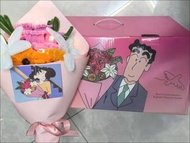 蠟筆小新卡通 美伢花束禮盒