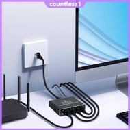 1 To 4 Internet Splitter Adapter High Speed 1000Mbps for Cat5/5e/6/7/8 Cable [countless1.sg]